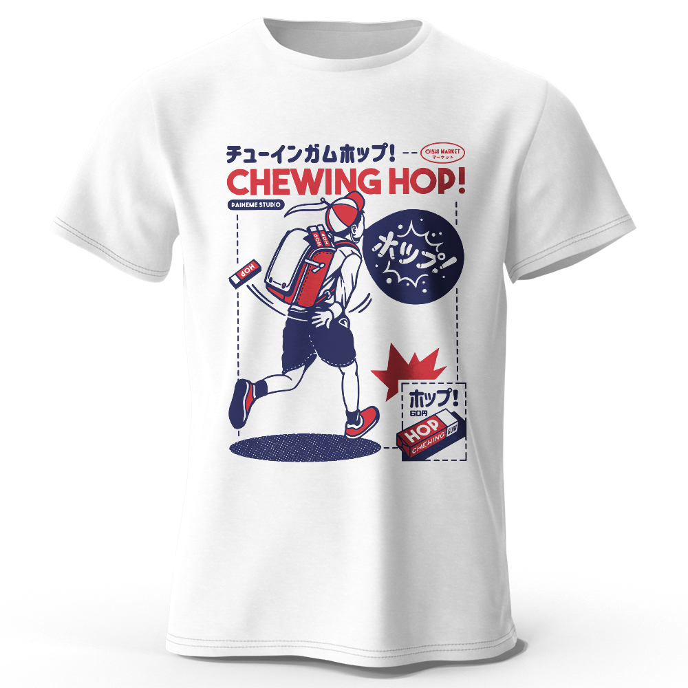 Japanese Snacks - เสื้อยืดพิมพ์ลายขนมญี่ปุ่นวาดด้วยมือ - การออกแบบภาพประกอบอาหาร Kawaii สําหรับผู้ชายผู้หญิงเสื้อผ้าฝ้ายนุ่ม