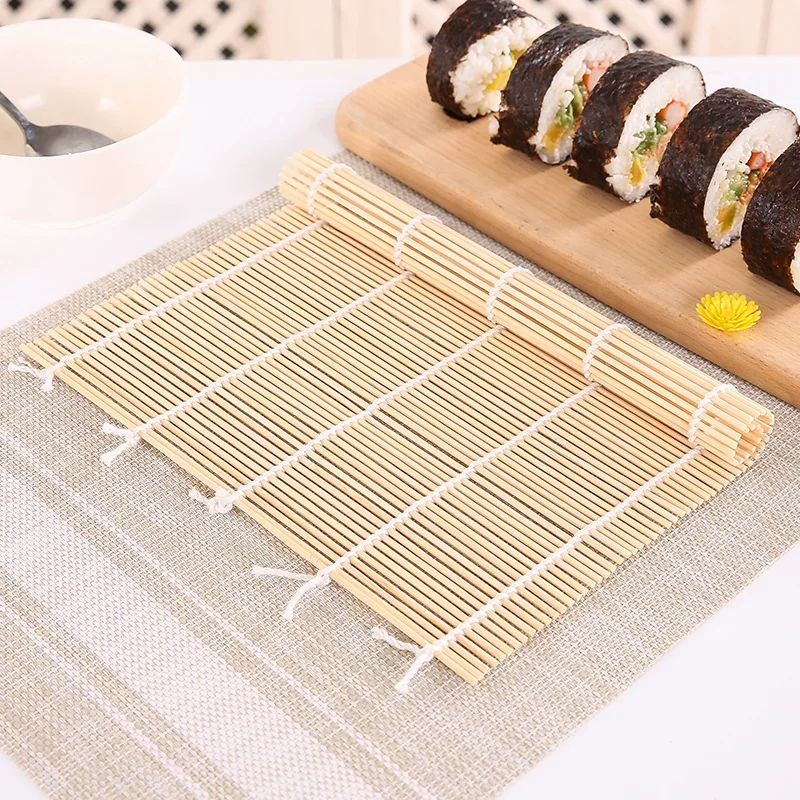 Sushi Making Kit - ไม้ไผ่ซูชิ Rolling Mat Non-stick ครัวซูชิเครื่องมือลูกกลิ้งข้าวเกรดอาหาร DIY
