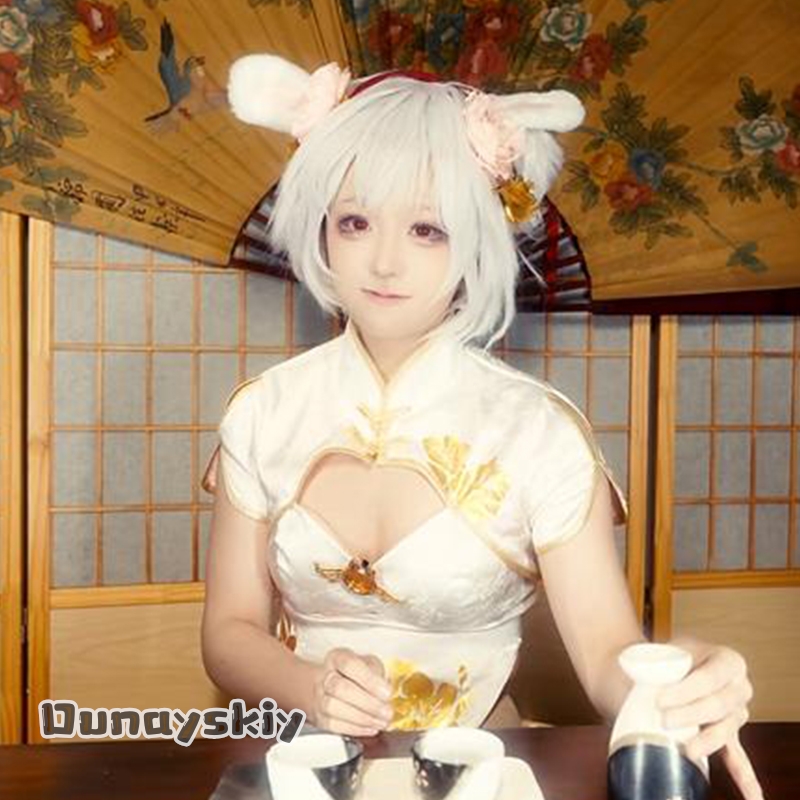 Japanese Fan - ชุดคอสเพลย์ Yumekiri*/Azur Lane Laffey ชุดกี่เพ้าปีใหม่ อนิเมะ