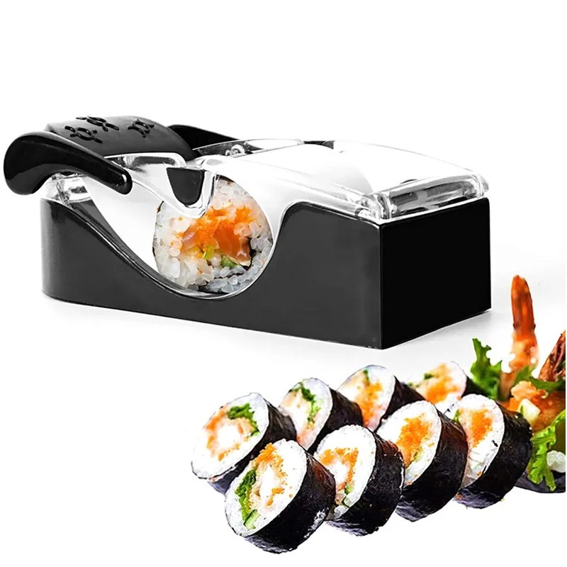 Sushi Making Kit - เครื่องทำที่ทำซูชิโรลเลอร์สุดวิเศษอุปกรณ์ในครัวเครื่องกลิ้งซูชิผักเนื้อแบบญี่ปุ่นแบบทำมือ