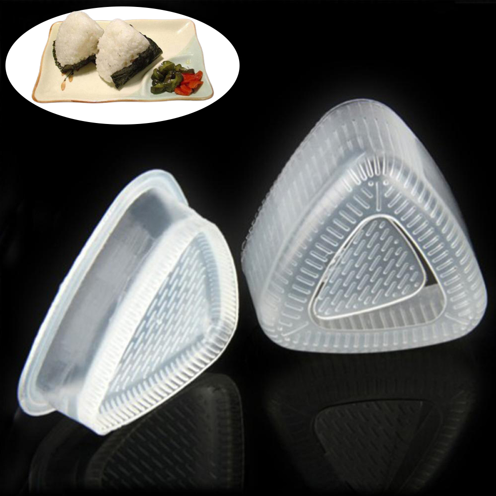 Sushi Making Kit - 2ชิ้น/เซ็ต DIY ซูชิ Onigiri ข้าวลูกอาหารแบบกดซูชิ Onigiri