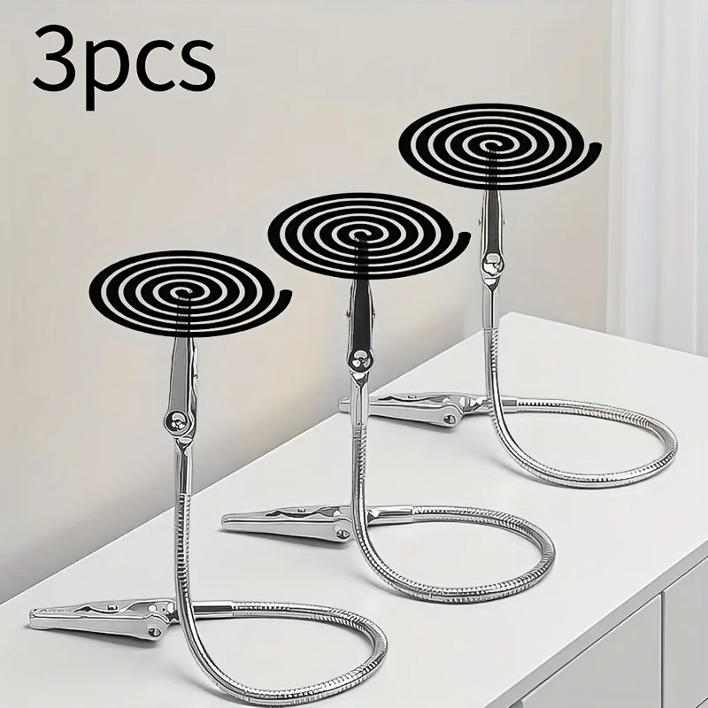 ที่หนีบยุงก้นหอย 3 ชิ้น แบบปรั - Incense Holder บทวิจารณ์และราคา
