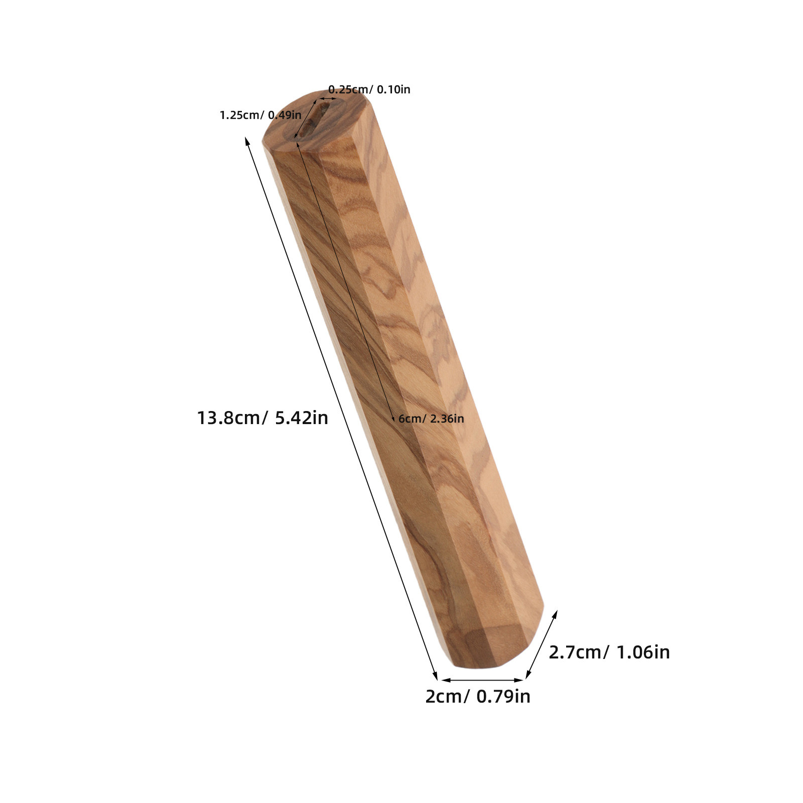 ด้ามจับไม้ทรงแปดเหลี่ยมสำหรับม - Japanese Knife บทวิจารณ์และราคา
